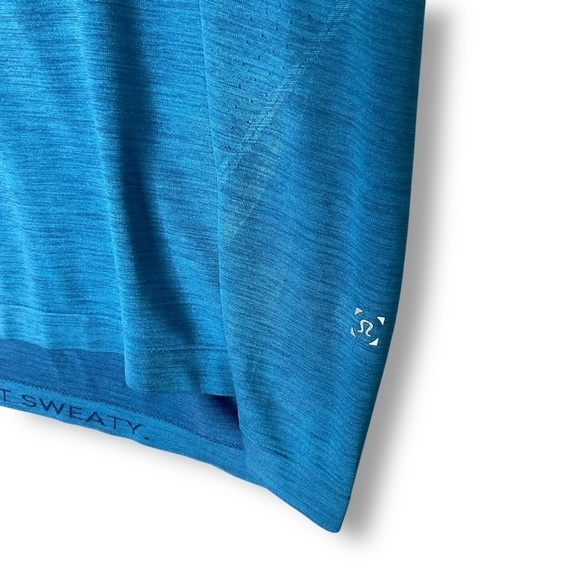 Lululemon Metal Vent Tech Surge Shirt XXL Short Sleeve Baltic Blue Athletic Gym - Picture 8 of 13